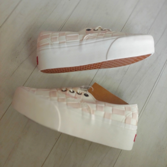 VANS NEW Stackform Woven Check Lace Up Shoes - Picture 3 of 13